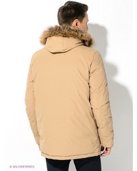 Мужской светло-коричневый пуховик от Broadway