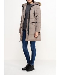 Женский светло-коричневый пуховик от Broadway