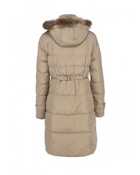 Женский светло-коричневый пуховик от Sela