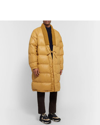 Мужской светло-коричневый пуховик от VISVIM