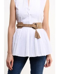 Женский светло-коричневый ремень от Piazza Italia