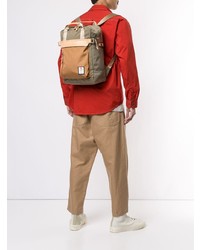 Мужской светло-коричневый рюкзак из плотной ткани от As2ov
