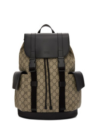 Мужской светло-коричневый рюкзак из плотной ткани от Gucci