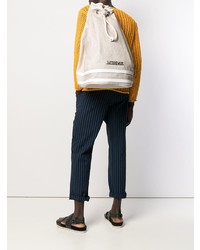 Мужской светло-коричневый рюкзак из плотной ткани от Jacquemus