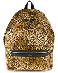Женский светло-коричневый рюкзак от Saint Laurent