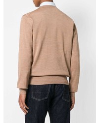 Мужской светло-коричневый свитер с круглым вырезом от Vivienne Westwood