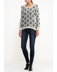 Женский светло-коричневый свитер с круглым вырезом от Emoi