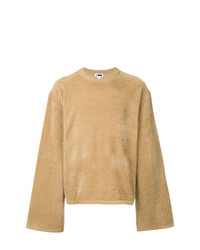 Мужской светло-коричневый свитер с круглым вырезом от H Beauty&Youth