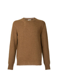 Мужской светло-коричневый свитер с круглым вырезом от Kent & Curwen