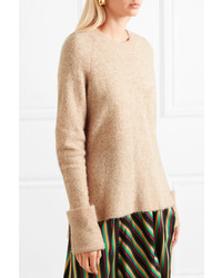 Женский светло-коричневый свитер с круглым вырезом от 3.1 Phillip Lim