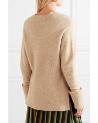 Женский светло-коричневый свитер с круглым вырезом от 3.1 Phillip Lim