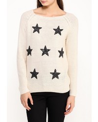 Женский светло-коричневый свитер с круглым вырезом от Lucid