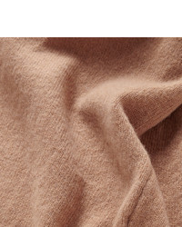 Мужской светло-коричневый свитер с круглым вырезом от Piombo