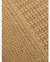 Мужской светло-коричневый свитер с круглым вырезом от Prada