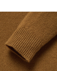 Мужской светло-коричневый свитер с круглым вырезом от Barena
