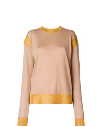 Женский светло-коричневый свитер с круглым вырезом от Sonia Rykiel