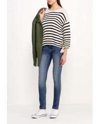 Женский светло-коричневый свитер с круглым вырезом от SPRINGFIELD