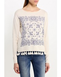 Женский светло-коричневый свитер с круглым вырезом от SPRINGFIELD