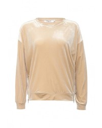 Женский светло-коричневый свитер с круглым вырезом от Sweewe