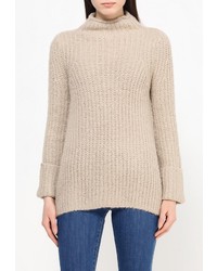 Женский светло-коричневый свитер с круглым вырезом от Topshop