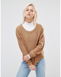 Женский светло-коричневый свитер от Brave Soul