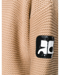 Женский светло-коричневый свитер от Courreges