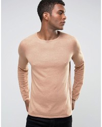 Мужской светло-коричневый свитер от Hugo Boss