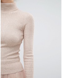 Женский светло-коричневый свитер от Miss Selfridge
