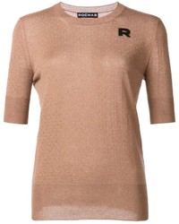Женский светло-коричневый свитер от Rochas