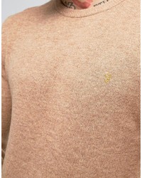 Мужской светло-коричневый свитер от Farah