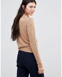 Женский светло-коричневый свитер от Minimum
