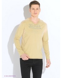 Мужской светло-коричневый свитер от Von Dutch