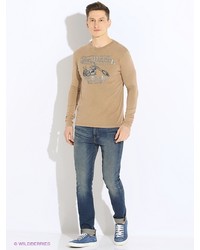 Мужской светло-коричневый свитер от Von Dutch
