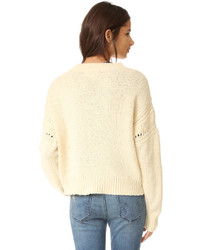 Женский светло-коричневый свитер от Wildfox Couture
