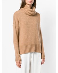 Светло-коричневый свободный свитер от Incentive! Cashmere