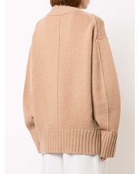 Светло-коричневый свободный свитер от Proenza Schouler