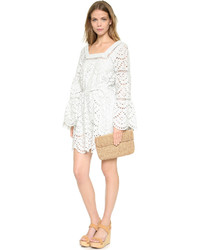 Светло-коричневый соломенный клатч от Hat Attack