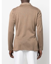 Мужской светло-коричневый хлопковый пиджак от Lardini
