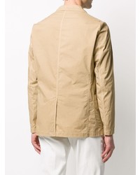 Мужской светло-коричневый хлопковый пиджак от Aspesi