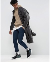 Мужской светло-коричневый худи с принтом от Criminal Damage