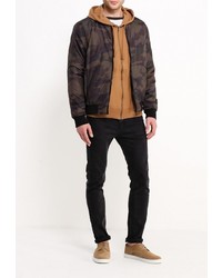 Мужской светло-коричневый худи от Brave Soul