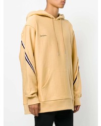 Мужской светло-коричневый худи от Facetasm