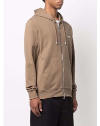Мужской светло-коричневый худи от Balmain