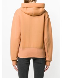 Женский светло-коричневый худи от Helmut Lang