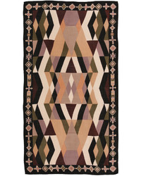 Женский светло-коричневый шарф с принтом от Theodora & Callum