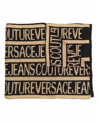 Мужской светло-коричневый шарф с принтом от VERSACE JEANS COUTURE