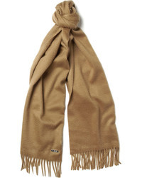 Мужской светло-коричневый шарф от Loro Piana