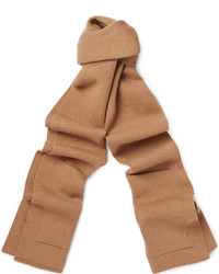 Мужской светло-коричневый шарф от Thom Browne
