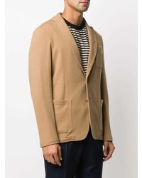 Мужской светло-коричневый шерстяной пиджак от Altea