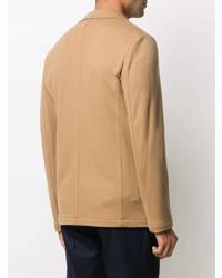 Мужской светло-коричневый шерстяной пиджак от Altea